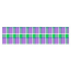 Checks Satin Scarf (oblong) by Sparkle