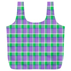 Checks Full Print Recycle Bag (xxxl) by Sparkle