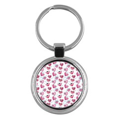 Funny Hearts Key Chain (round) by SychEva