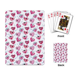 Funny Hearts Playing Cards Single Design (rectangle) by SychEva