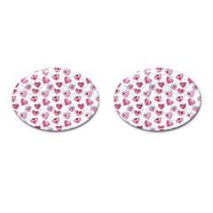 Funny Hearts Cufflinks (oval) by SychEva