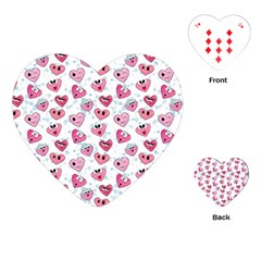 Funny Hearts Playing Cards Single Design (heart) by SychEva