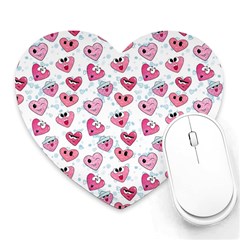 Funny Hearts Heart Mousepads by SychEva