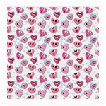 Funny Hearts Medium Glasses Cloth (2 Sides) Back