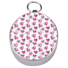 Funny Hearts Silver Compasses by SychEva