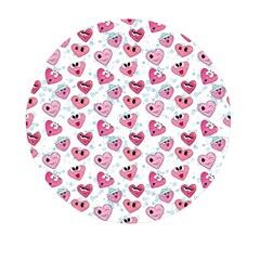 Funny Hearts Mini Round Pill Box (pack Of 3)