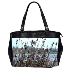 At The Lake Oversize Office Handbag (2 Sides) by DimitriosArt