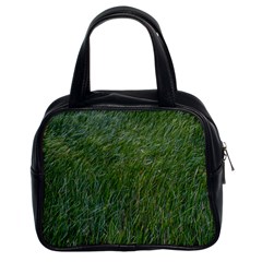 Simply Green Classic Handbag (two Sides) by DimitriosArt