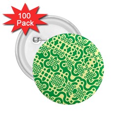 Liquid Art Pouring Abstract Seamless Pattern Lover Green Maze 2 25  Buttons (100 Pack)  by artico