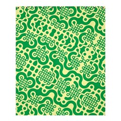 Liquid Art Pouring Abstract Seamless Pattern Lover Green Maze Shower Curtain 60  X 72  (medium) 