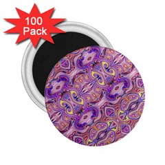 Liquid Art Pouring Abstract Seamless Pattern Tiger Eyes 2 25  Magnets (100 Pack)  by artico