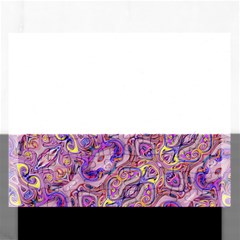 Liquid Art Pouring Abstract Seamless Pattern Tiger Eyes Rectangular Jigsaw Puzzl by artico