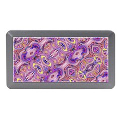 Liquid Art Pouring Abstract Seamless Pattern Tiger Eyes Memory Card Reader (mini) by artico