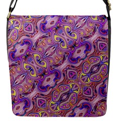 Liquid Art Pouring Abstract Seamless Pattern Tiger Eyes Flap Closure Messenger Bag (s) by artico