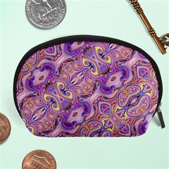 Liquid Art Pouring Abstract Seamless Pattern Tiger Eyes Accessory Pouch (large) by artico