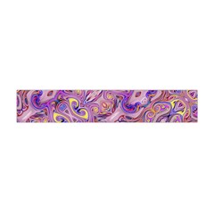 Liquid Art Pouring Abstract Seamless Pattern Tiger Eyes Flano Scarf (mini) by artico