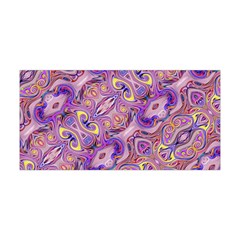 Liquid Art Pouring Abstract Seamless Pattern Tiger Eyes Yoga Headband by artico