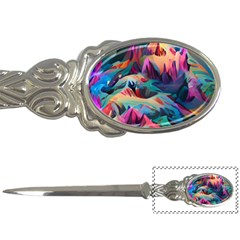 Colorful Mountains Letter Opener by Dazzleway