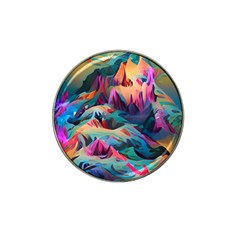 Colorful Mountains Hat Clip Ball Marker (10 Pack) by Dazzleway