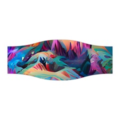 Colorful Mountains Stretchable Headband by Dazzleway