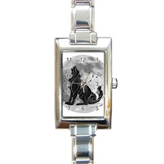 Lobo-lunar Rectangle Italian Charm Watch by mundodeoniro