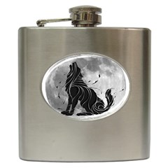 Lobo-lunar Hip Flask (6 Oz) by mundodeoniro