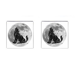 Lobo-lunar Cufflinks (square) by mundodeoniro