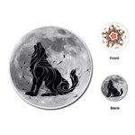 Lobo-lunar Playing Cards Single Design (Round) Front