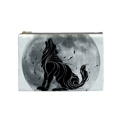 Lobo-lunar Cosmetic Bag (medium) by mundodeoniro