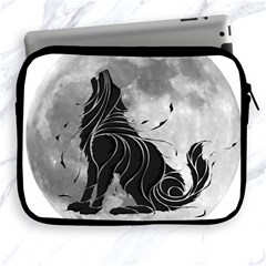 Lobo-lunar Apple Ipad 2/3/4 Zipper Cases by mundodeoniro