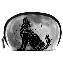 Lobo-lunar Accessory Pouch (large) by mundodeoniro