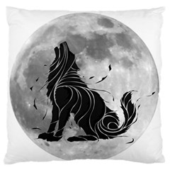 Lobo-lunar Standard Flano Cushion Case (two Sides) by mundodeoniro