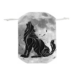 Lobo-lunar Lightweight Drawstring Pouch (m) by mundodeoniro