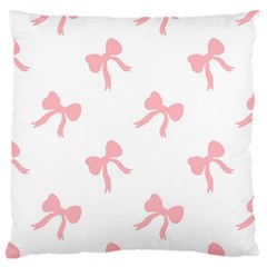 Pink Ribbons Pattern Standard Flano Cushion Case (one Side) by Littlebird