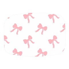 Pink Ribbons Pattern Mini Square Pill Box by Littlebird