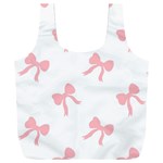 Pink Ribbons Pattern Full Print Recycle Bag (XXXL) Front