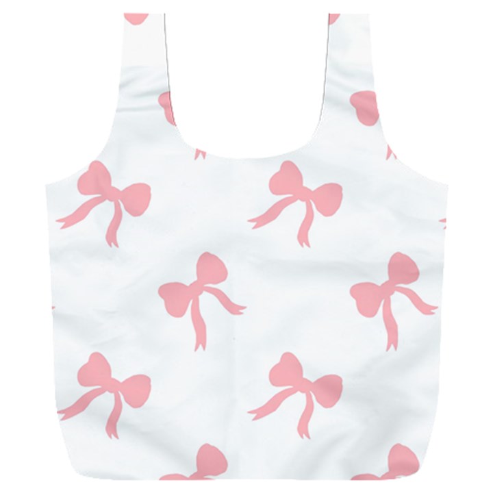 Pink Ribbons Pattern Full Print Recycle Bag (XXXL)