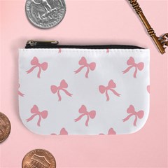 Pink Bow Pattern Mini Coin Purse by Littlebird