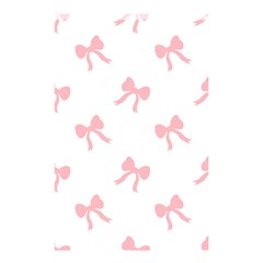 Pink Bow Pattern Shower Curtain 48  X 72  (small)  by Littlebird