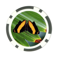 Butterfly  Poker Chip Card Guard by DimitriosArt