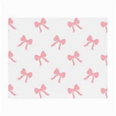 Pink Bow Pattern Small Glasses Cloth by Littlebird