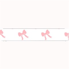 Pink Bow Pattern Small Bar Mats by Littlebird