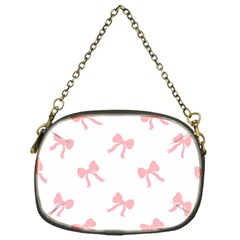 Pink Bow Pattern Chain Purse (one Side) by Littlebird