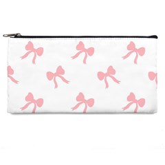 Pink Bow Pattern Pencil Case by Littlebird