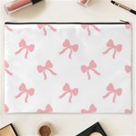 Pink bow pattern Cosmetic Bag (XXXL) Back