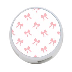 Pink Bow Cute Pattern 4-port Usb Hub (two Sides) by Littlebird