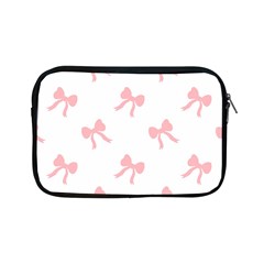 Pink Bow Cute Pattern Apple Ipad Mini Zipper Cases by Littlebird