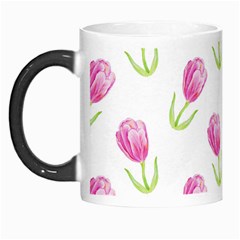 Tulips Watercolor Pattern Morph Mugs by Littlebird