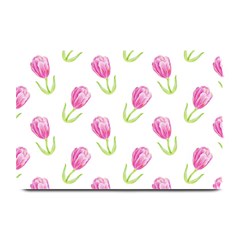 Tulips Watercolor Pattern Plate Mats by Littlebird