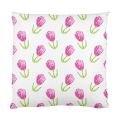 Tulips Watercolor Pattern Standard Cushion Case (one Side) by Littlebird